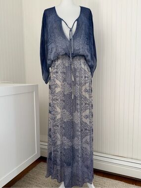 Calypso St. Barth Bohemian Paisley Ombre’ Maxi Dress
